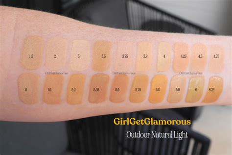 armani foundation shade chart